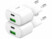 Image article 2 chargeurs secteur USB-A et USB-C 30 W - Blanc