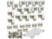Image article 4 kits de fixation pour panneau solaire en ABS - coloris gris