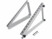 Image article Support en aluminium incliné pour panneau solaire jusqu'à 150 W
