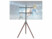 Image article Support trépied pour téléviseur 40 à 65" - anthracite / brun