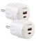 Image article 2 chargeurs secteur compacts USB-A / USB-C 20 W