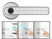 Image article Poignée de porte connectée TSZ-800 avec scanner d'empreintes et code PIN - coloris argenté