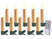 Image article 10 bougies LED télécommandées effet flamme pour sapin de Noël - coloris doré