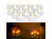 Image article 12 bougies chauffe-plat à LED à effet flamme et minuteur 