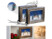 Image article 2 cadres décoratifs de Noël "Bonhommes de neige" avec LED, musique et neige