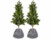 Image article 2 housses d’hivernage pour pot de fleur - 50 x 45 cm - Anthracite