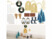Image article 2 kits de décoration de Noël "Porte de maison de lutin"