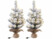 Image article 2 sapins de Noël USB artificiels enneigés 50 LED - 56 cm