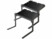 Image article 2 tablettes de lit pliables coloris noir