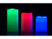 3 bougies LED RVB télécommandées avec luminosité variable et minuterie avec 3 couleurs différentes