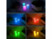 3 bougies LED RVB télécommandées avec luminosité variable et minuterie différentes vues allumées
