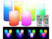 Image article 6 bougies LED RVB télécommandées avec luminosité variable et minuterie