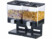 Image article Double distributeur alimentaire - coloris noir
