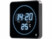 Image article Horloge radiopilotée 20 x20 cm avec thermomètre - LED blanches
