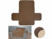 Image article Housse de protection réversible pour canapé 2 places, coloris beige/marron