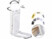 Image article Lampe de lecture LED rechargeable avec clip - coloris blanc
