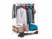 Image article Portant à vêtements double coloris blanc