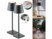 Image article 2 lampes de table d'extérieur à LED avec variateur tactile – coloris noir