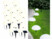Image article 4 guirlandes lumineuses solaires de sol blanc chaud avec 5 demi-sphères