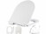 Image article Abattant de WC universel en D avec frein de chute