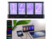 Image article Horloge à tubes LED RVB avec ports de charge USB