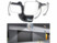 Image article Projecteur mural à LED 4400 lm avec 3 spots orientables et capteur PIR