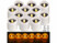 Image article 12 bougies LED solaires avec effet flamme