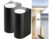 Image article 2 appliques murales arrondies double faisceau up & down culot GU10 - noir