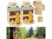 Image article 2 mangeoires pour écureuil avec toit en métal à assembler