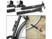 Image article 2 pompes à vélo compactes en aluminium avec support pour cadre