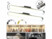 Image article 2 réglettes LED 260 lm orientables et rechargeables - 35 cm
