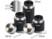 Image article 3 récipients isothermes à double paroi 350/500/750 ml avec cuillère