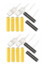Image article 4 adaptateurs USB avec piles factices AAA pour alimentation continue