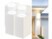 Image article 4 appliques murales carrées double faisceau up & down culot GU10 - blanc