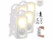 Image article 4 veilleuses LED 50 lm avec capteur de mouvement