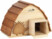 Image article Abri pour hérisson en bois avec toit de bardeaux à assembler