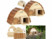 Image article 2 abris pour hérisson en bois avec toit de bardeaux à assembler