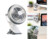 Image article Mini ventilateur USB et piles Ø 12,7 cm avec pince de fixation
