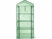 Image article Serre en film 4 étages avec porte enroulable - transparent vert