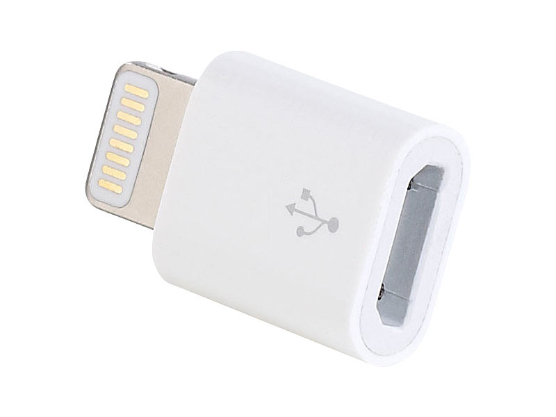Adaptateur Lightning mâle / Micro USB Femelle