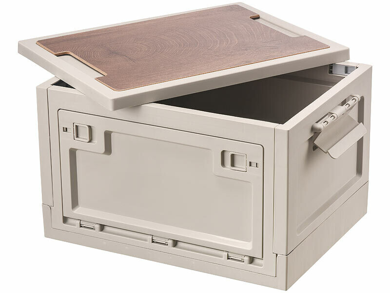 Boîte De Rangement Verrouillable Pliable 30x20x14cm - Tissu Oxford Avec Cadenas à Code - Pour Médicaments, Jouets, Collations