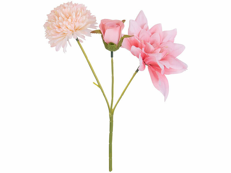 Bouquet De Fleurs à Construire En Briques – 1070 Pièces, 10 Fleurs Artificielles – Cadeau Durable Pour Saint-Valentin Ou Fête Des Mères
