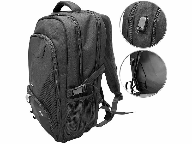 HILUSEN Sac à Dos Homme 50L Grande Capacité - Sac Ordinateur 17" Avec Compartiment Isotherme Et Charge USB