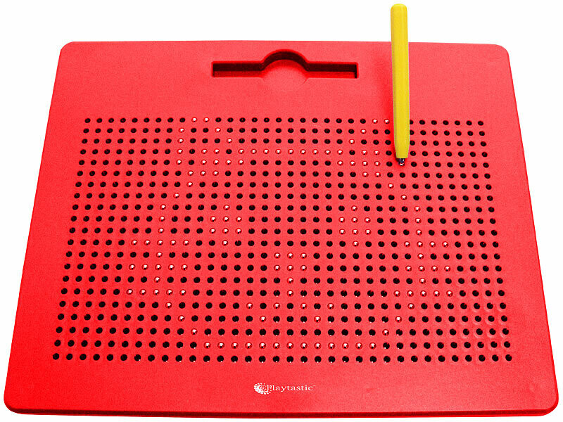 Planche Dessin Magnétique Boules – Jouet Éducatif Créatif Pour Enfants Dès 3 Ans, Rouge ABS Avec Stylo Magnétique