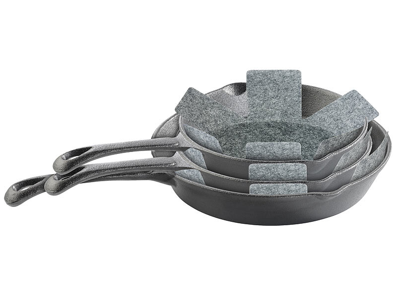 Protège-poêles En Feutre (lot De 12 Ou 24) - Gris - Compatibles Induction