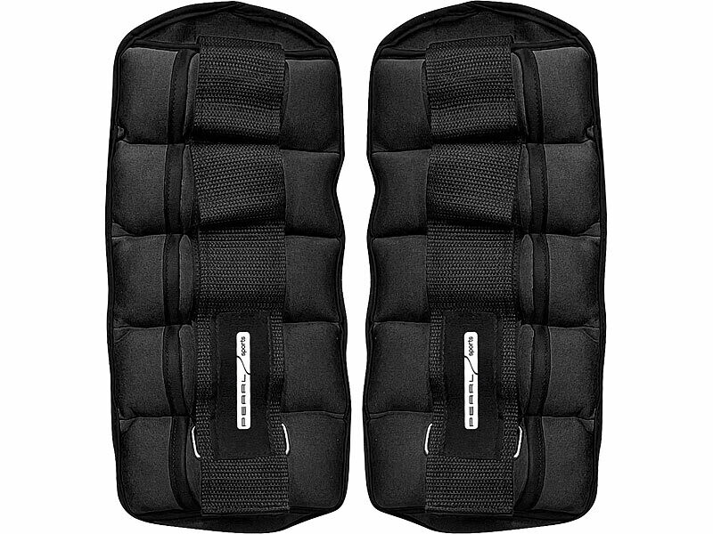 Paire D'haltères Souples Pour Chevilles Et Poignets Synerfit Fitness Noir 1 Kg