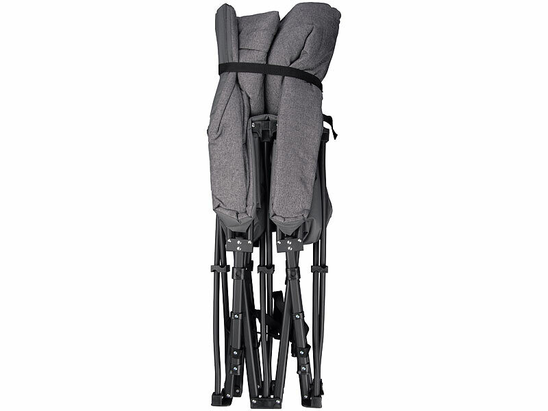 MIPAN .Lit de Camp Pliable avec Matelas - Meuble de camping - Lit de