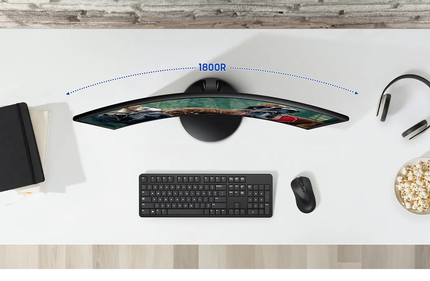 Écran incurvé Full HD 24'