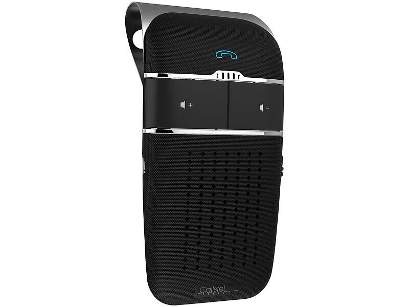 Kit main libre bluetooth pour voiture smartphone pare-soleil haut-parleur  (noir)