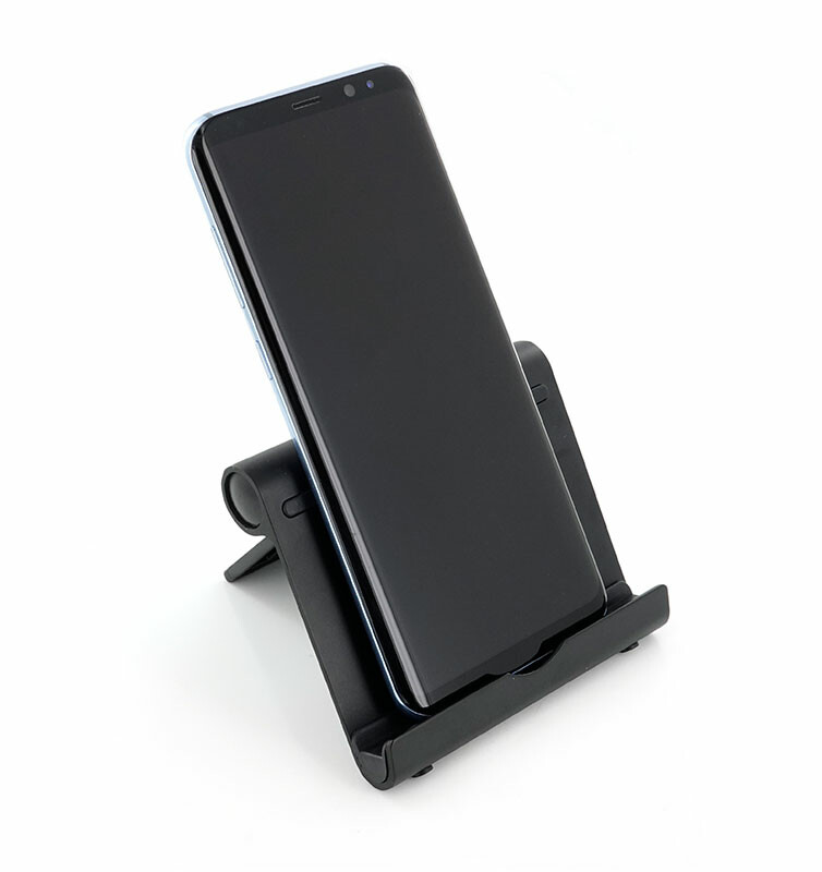 Noir) Pliable Portable Réglable Téléphone Mobile Support Support Support  Tablette Bureau Pivotant
